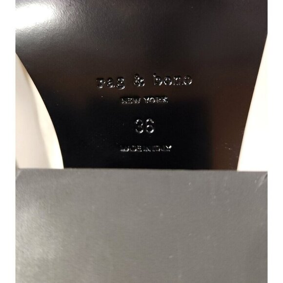 Rag & Bone Axis Boots Size 36 US 6 Womens Antique White Distressed $515 - Picture 10 of 14